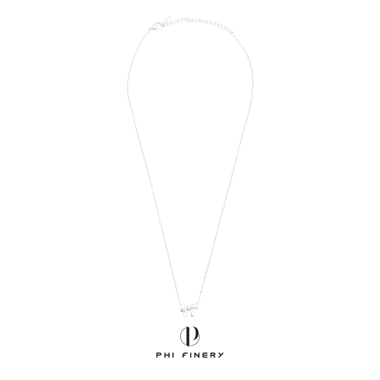 Dainty Bow Charm Necklace