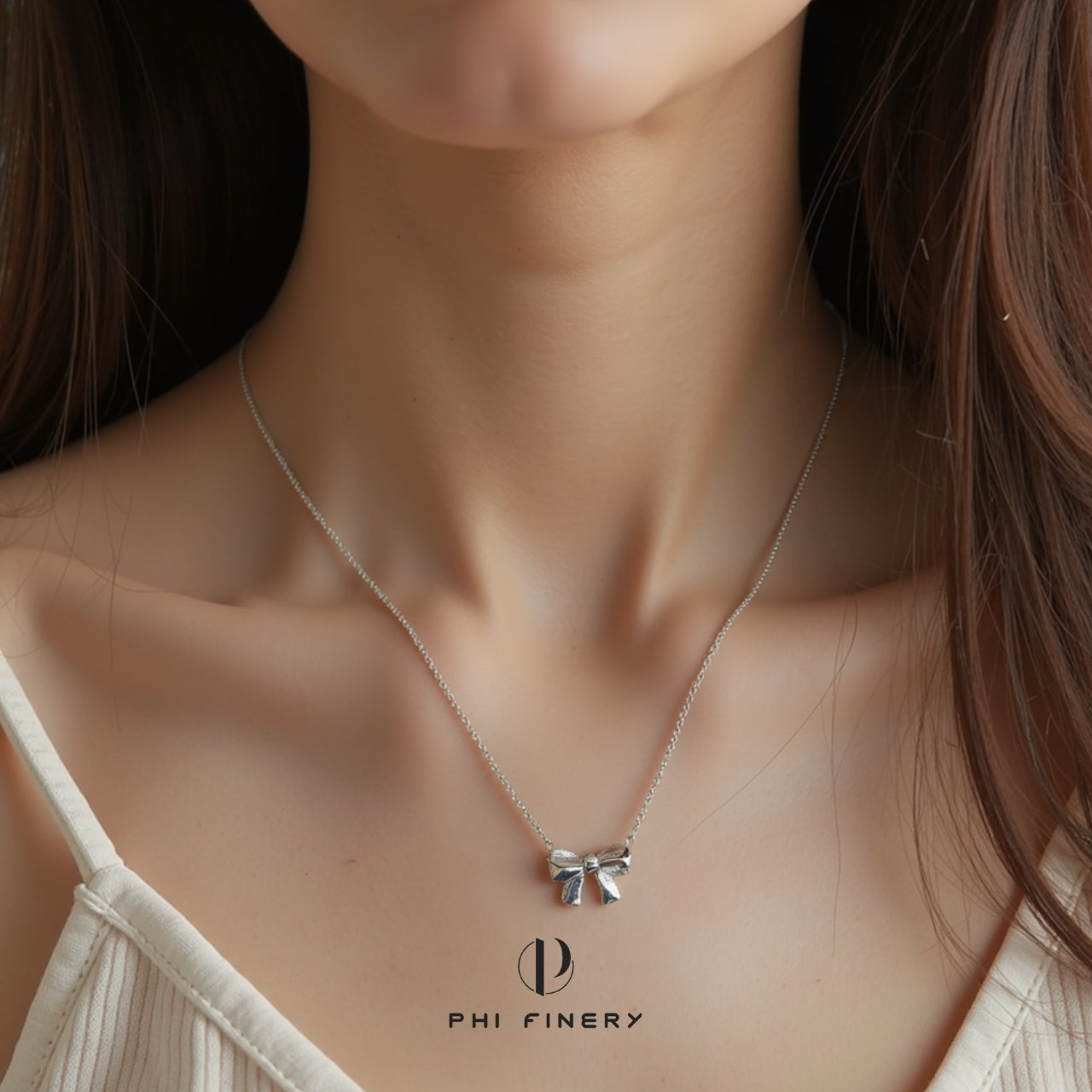 Petite Bezel-Set Solitaire Necklace