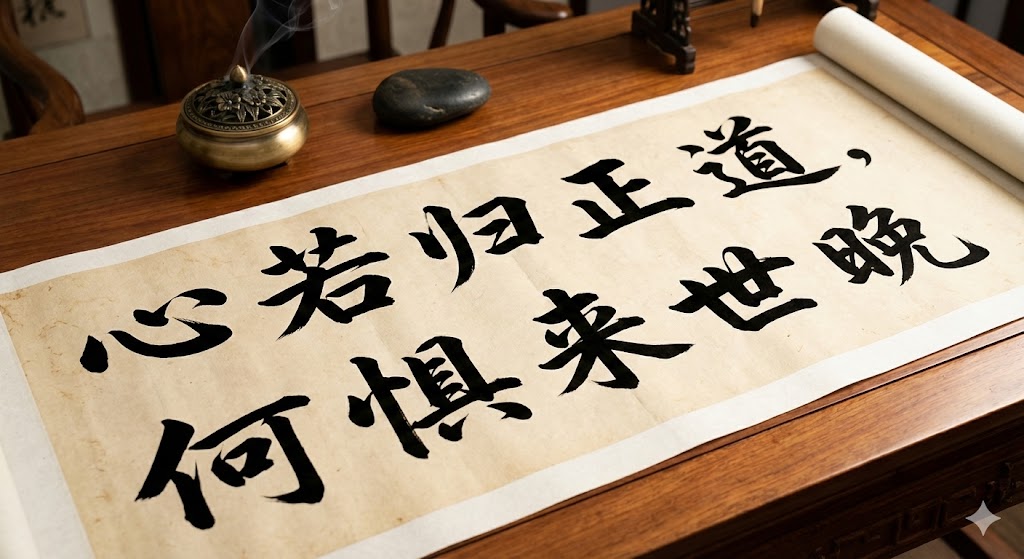 The Timeless Awakening: "If the Heart Finds the Right Path, Why Fear the Lateness of the Next Life?"