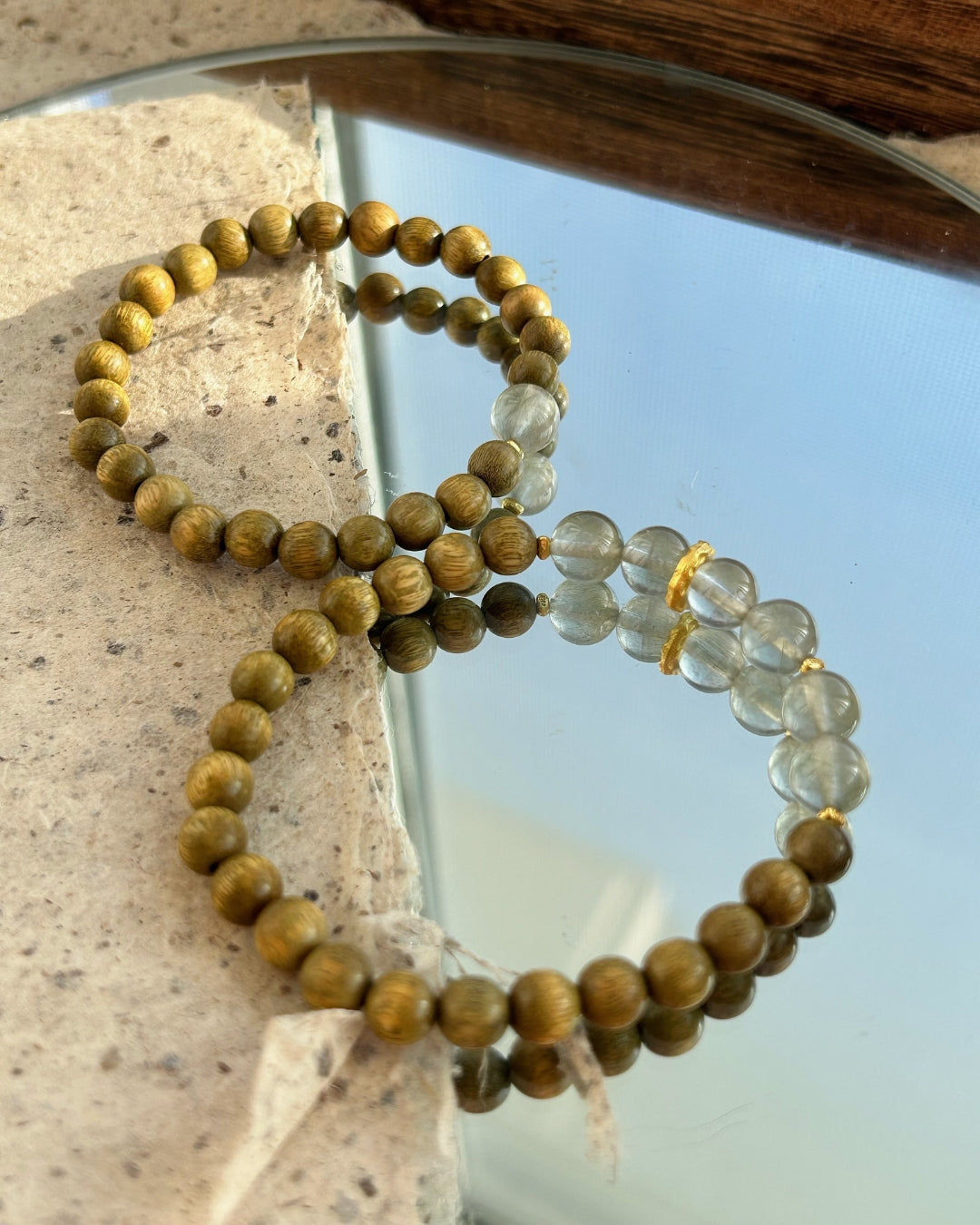 The Wizard of Oz Bracelet – Green Sandalwood & Green Crystal