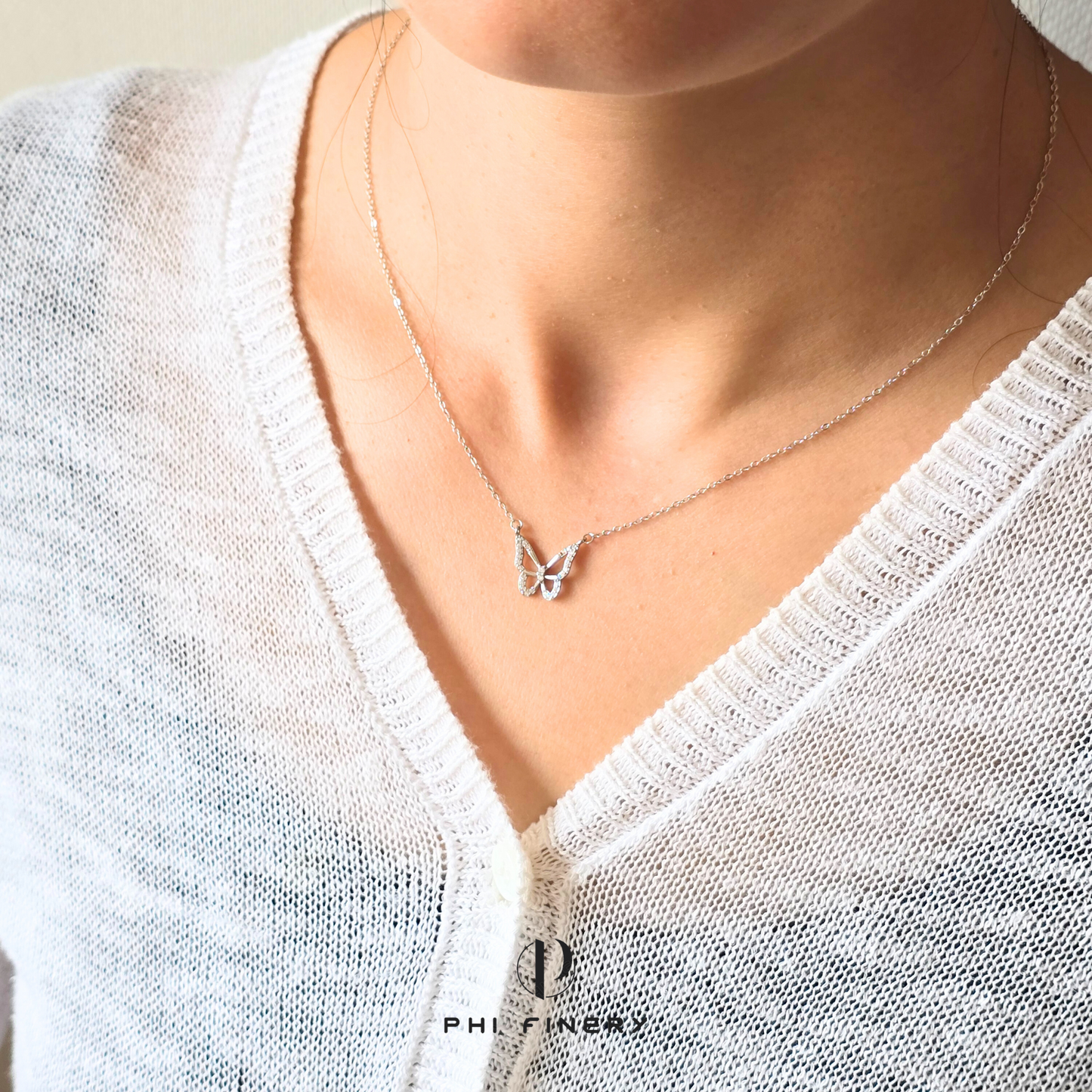 Chrysalis Promise Butterfly Necklace