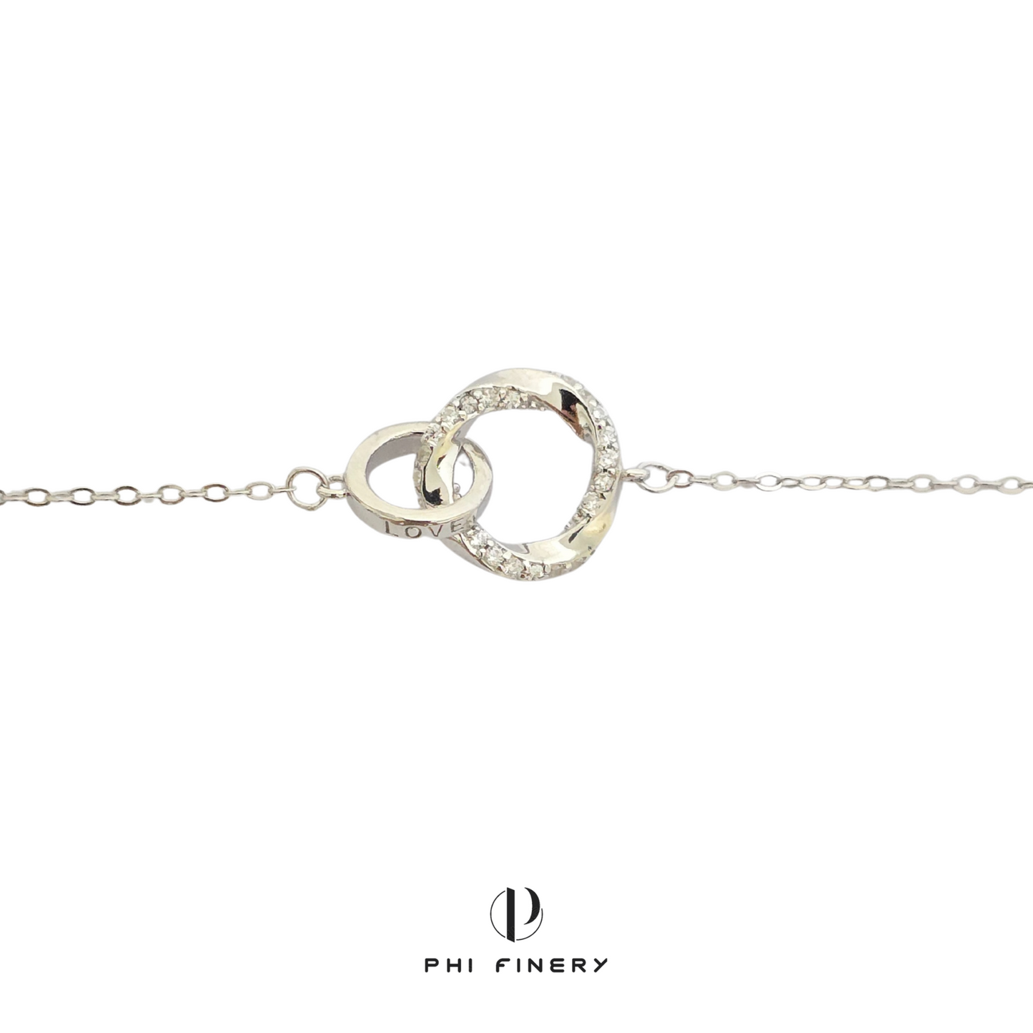 Eternal Bond Interlocking Circles Necklace