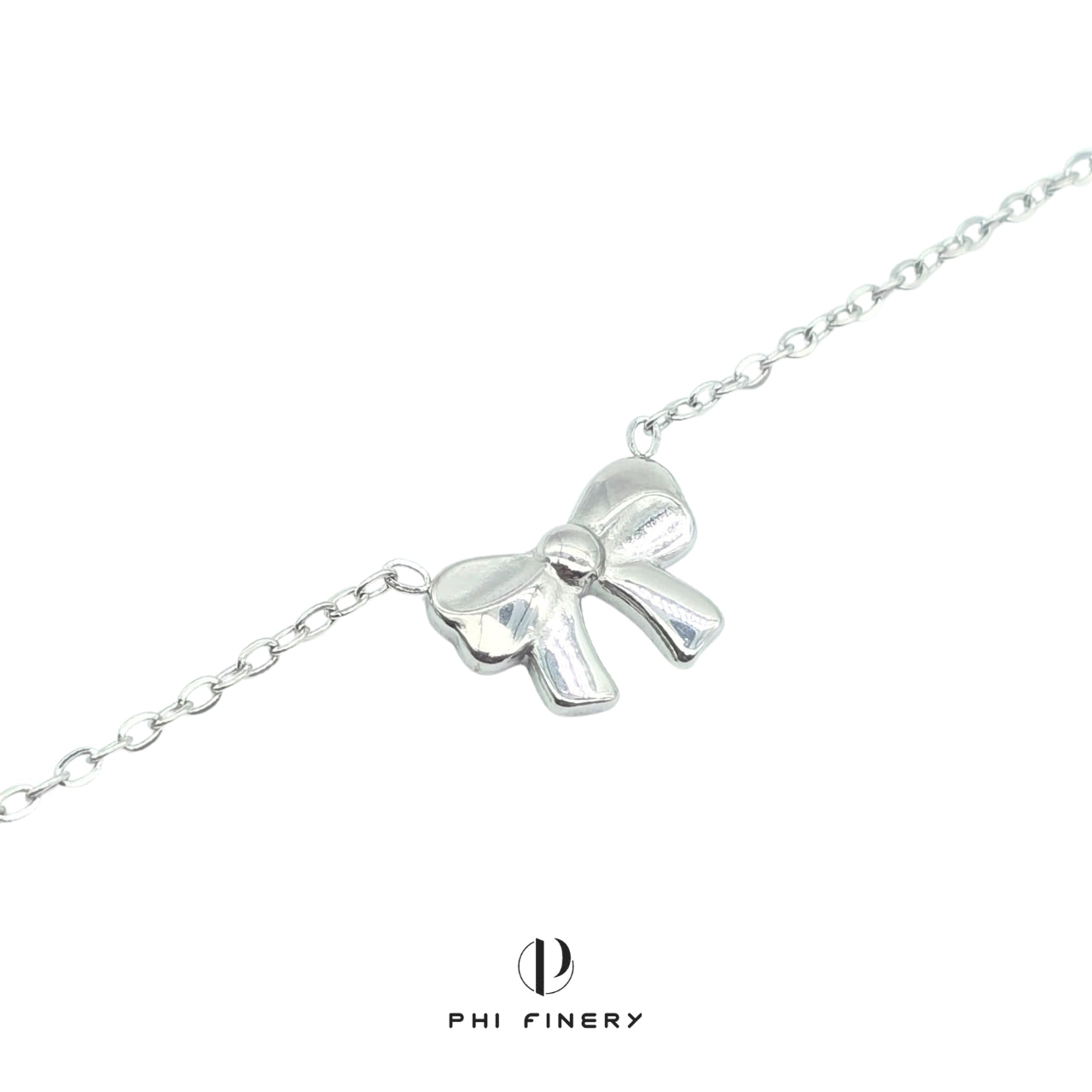 Dainty Bow Charm Necklace