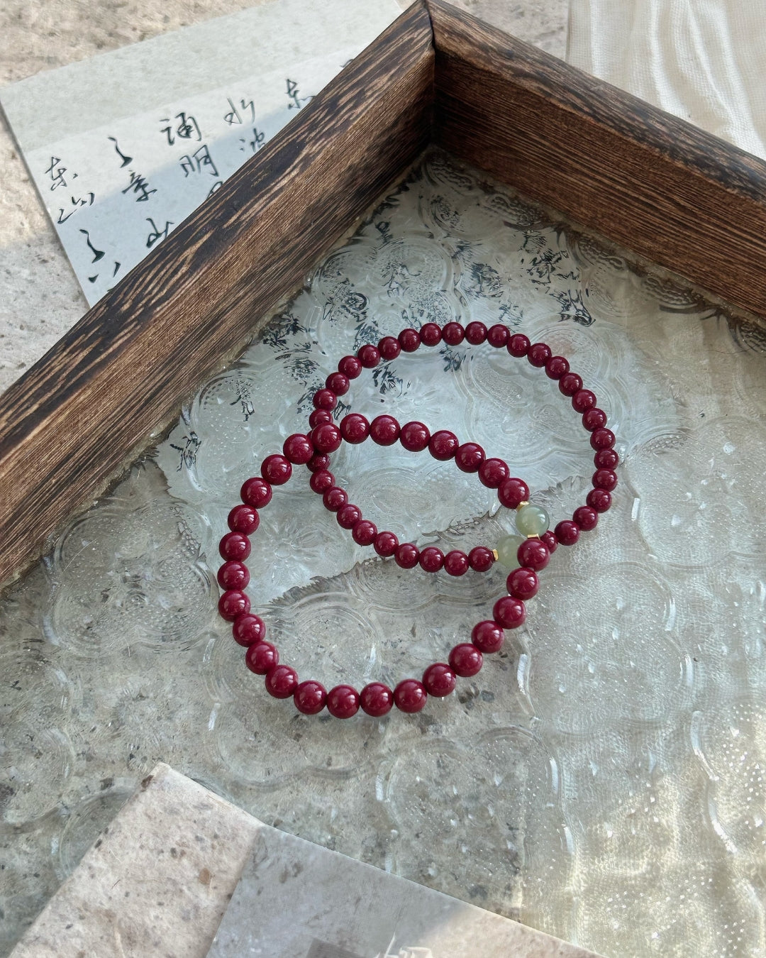 Beaming with Delight Bracelet – Purple Gold Sand, Hetian Jade & Sterling Silver