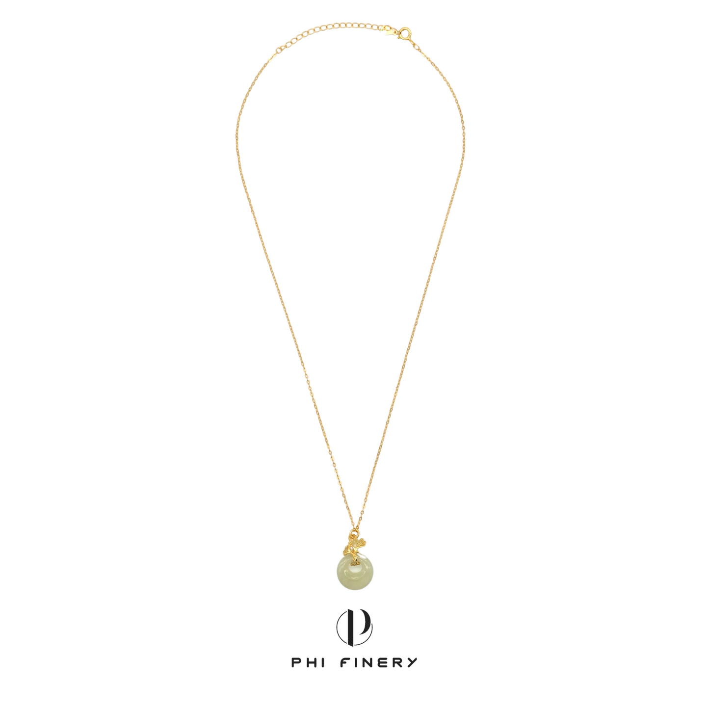 Ginkgo Circle of Life Necklace