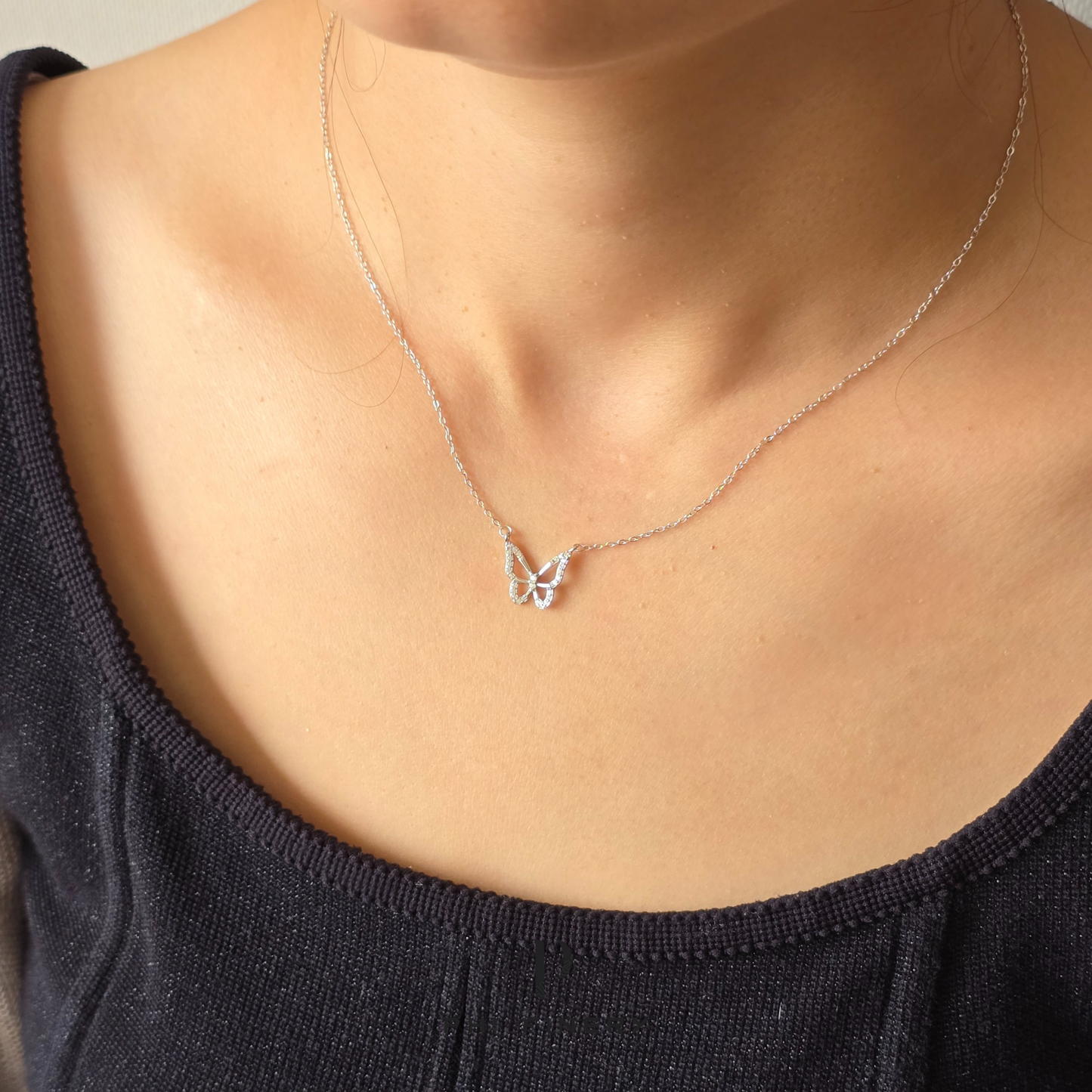 Chrysalis Promise Butterfly Necklace