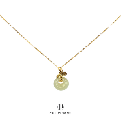 Ginkgo Circle of Life Necklace