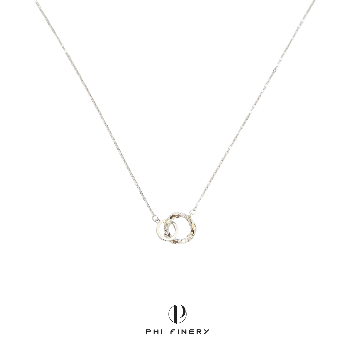 Eternal Bond Interlocking Circles Necklace