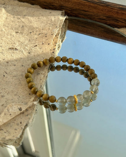 The Wizard of Oz Bracelet – Green Sandalwood & Green Crystal