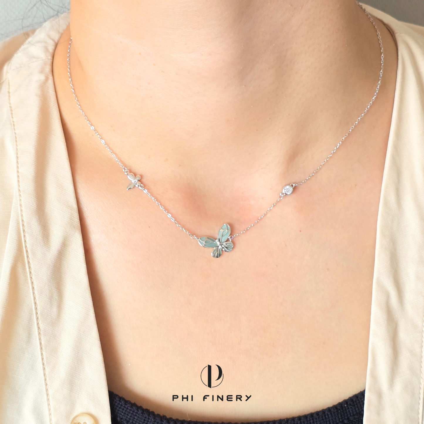 Lumenwing Butterfly Necklace