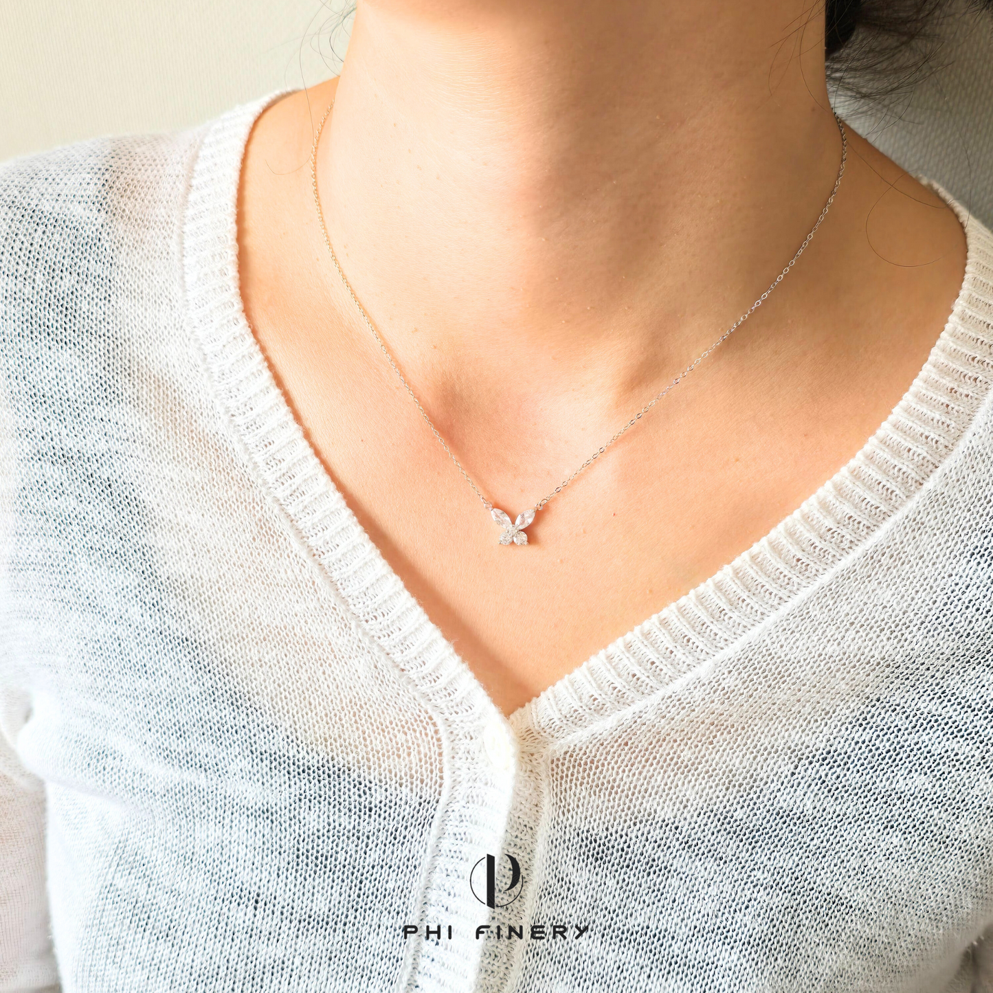 Flourish Butterfly Necklace