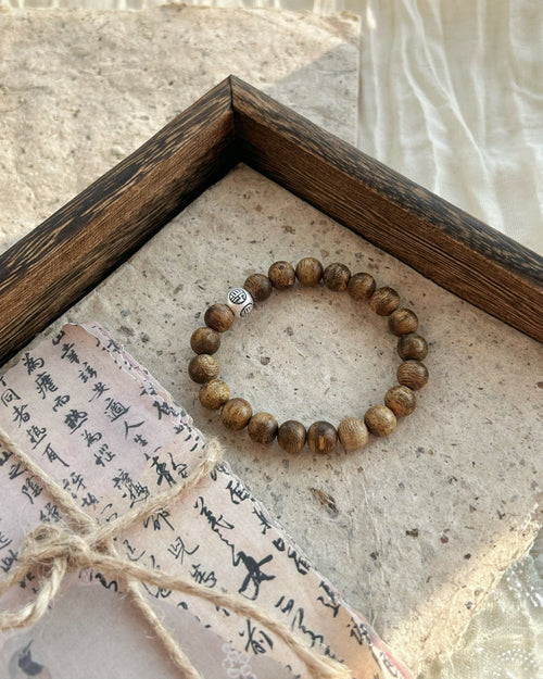 Lucky Bead Bracelet – Aquilaria sinensis & 999 Sterling Silver