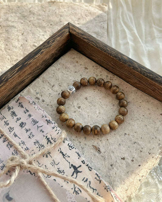 Lucky Bead Bracelet – Aquilaria sinensis & 999 Sterling Silver
