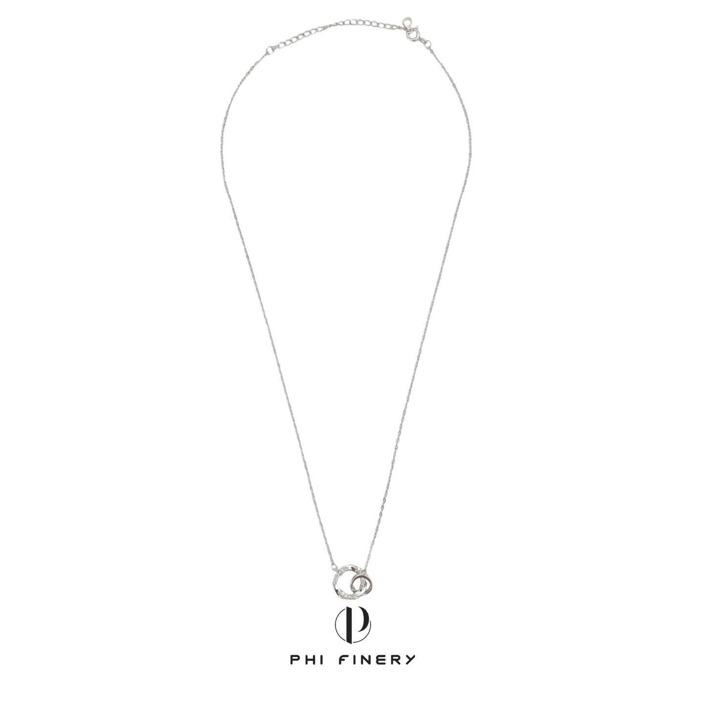 Eternal Bond Interlocking Circles Necklace