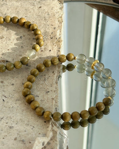 The Wizard of Oz Bracelet – Green Sandalwood & Green Crystal