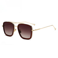 C7 burgundy gold frame asymptotic burgundy