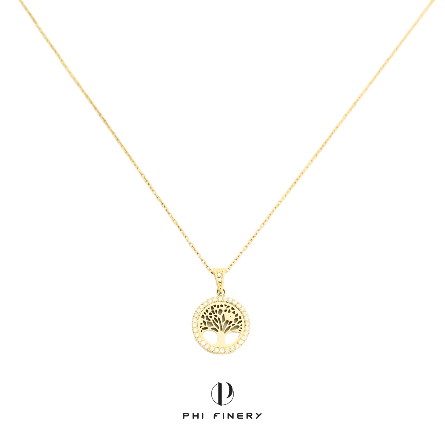 Eternal Roots Halo Necklace