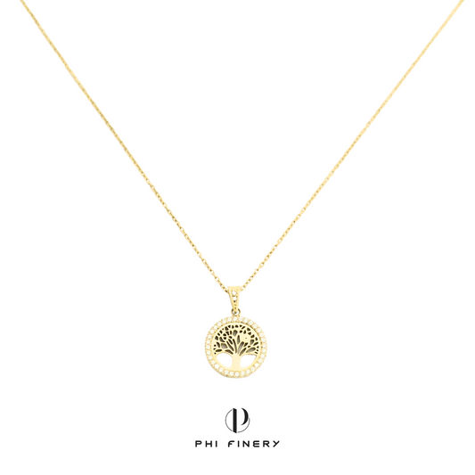 Eternal Roots Halo Necklace