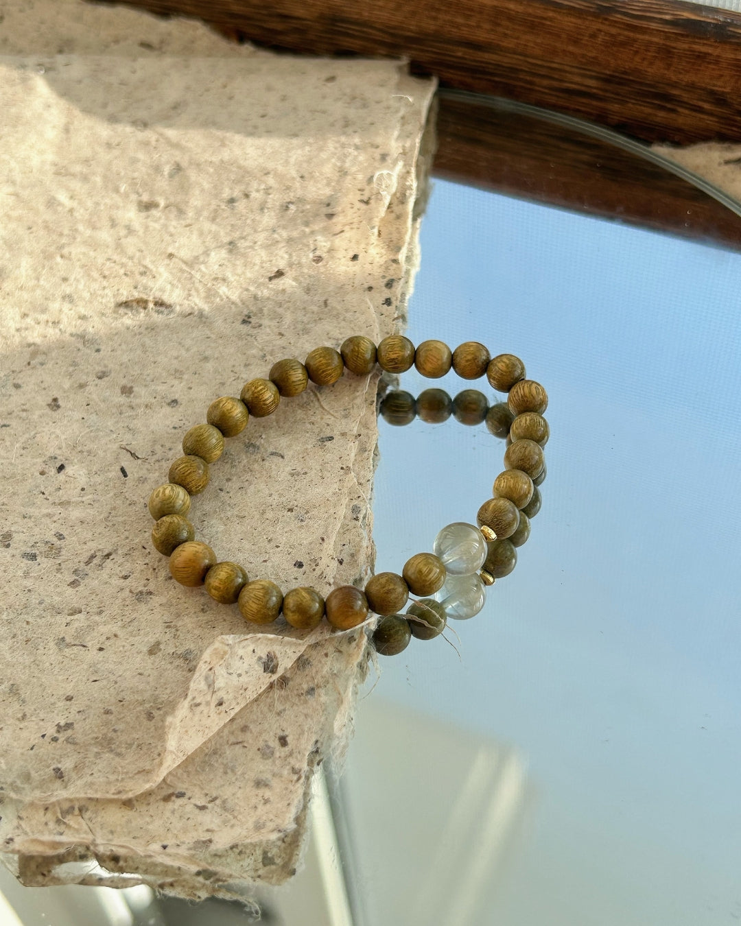 The Wizard of Oz Bracelet – Green Sandalwood & Green Crystal