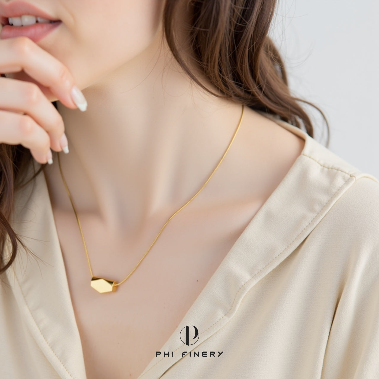 Compass Point Slider Necklace