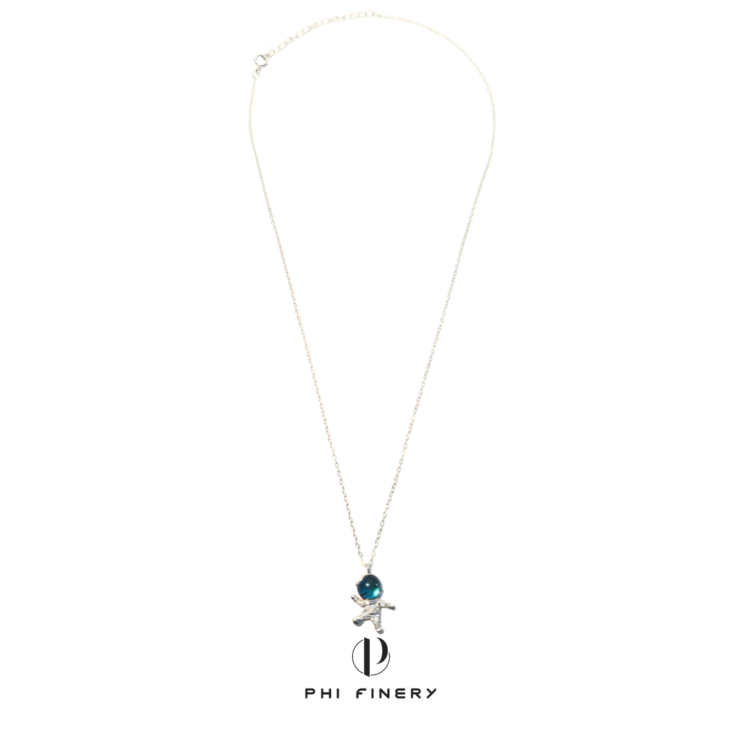 Stellar Triumph Astronaut Necklace
