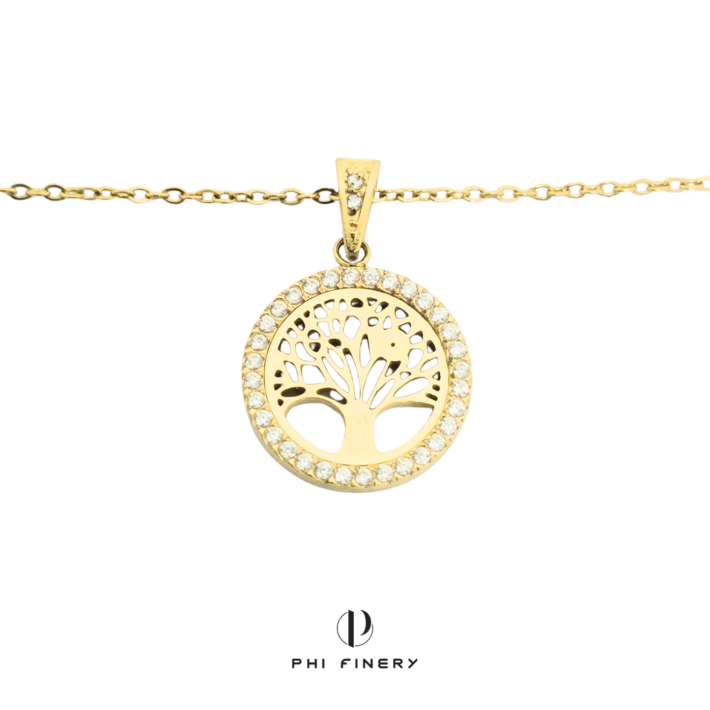 Eternal Roots Halo Necklace