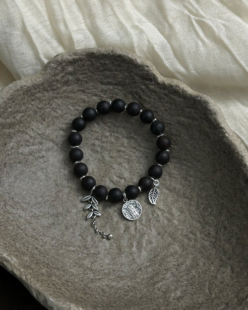 Ancient Path Matte Strand — Agarwood & 925 Silver