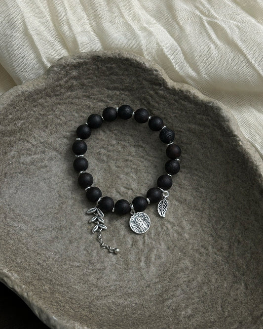 Ancient Path Matte Strand — Agarwood & 925 Silver