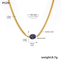 P539-Color necklace -34 + 5cm
