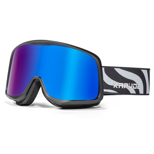 KAPVOE Skibrille mit großem Sichtfeld