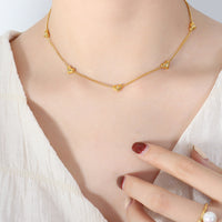 P1446-Gold Necklace-36 + 5cm