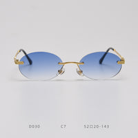 18K gold gradual change blue C7