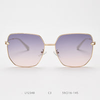 Gold frame blue and pink C3