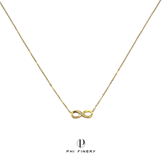 Eternal Life & Love Infinity Necklace