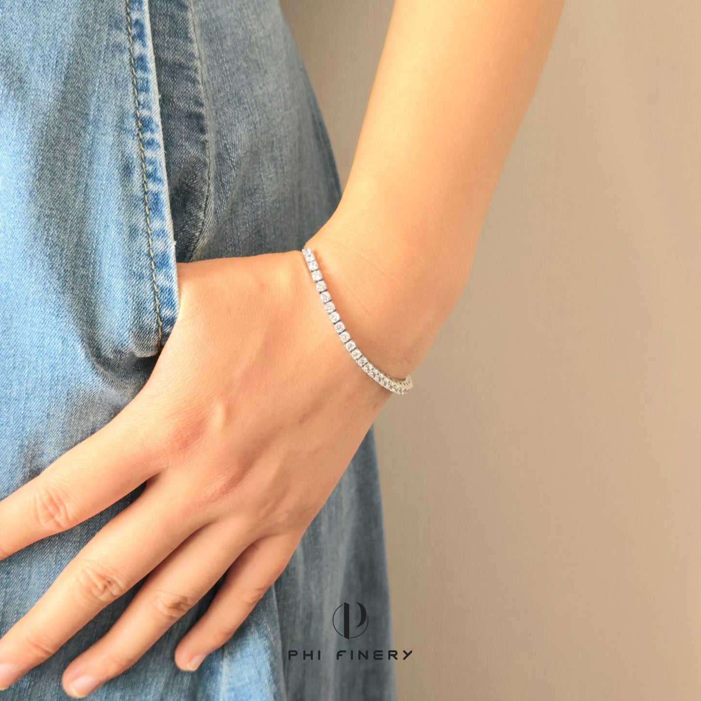Aurea Glide Tennis Bracelet