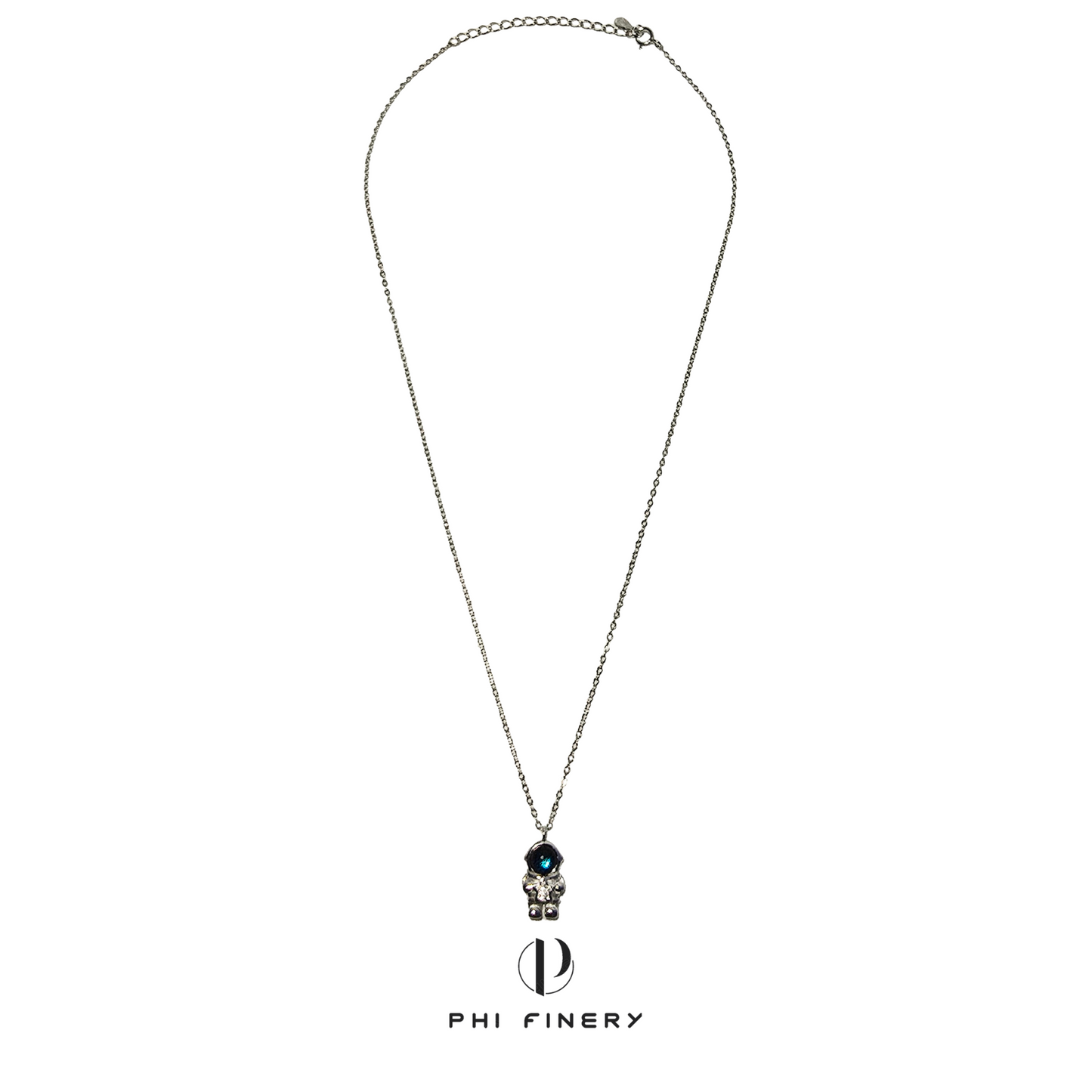 Cosmic Drifter Astronaut Necklace
