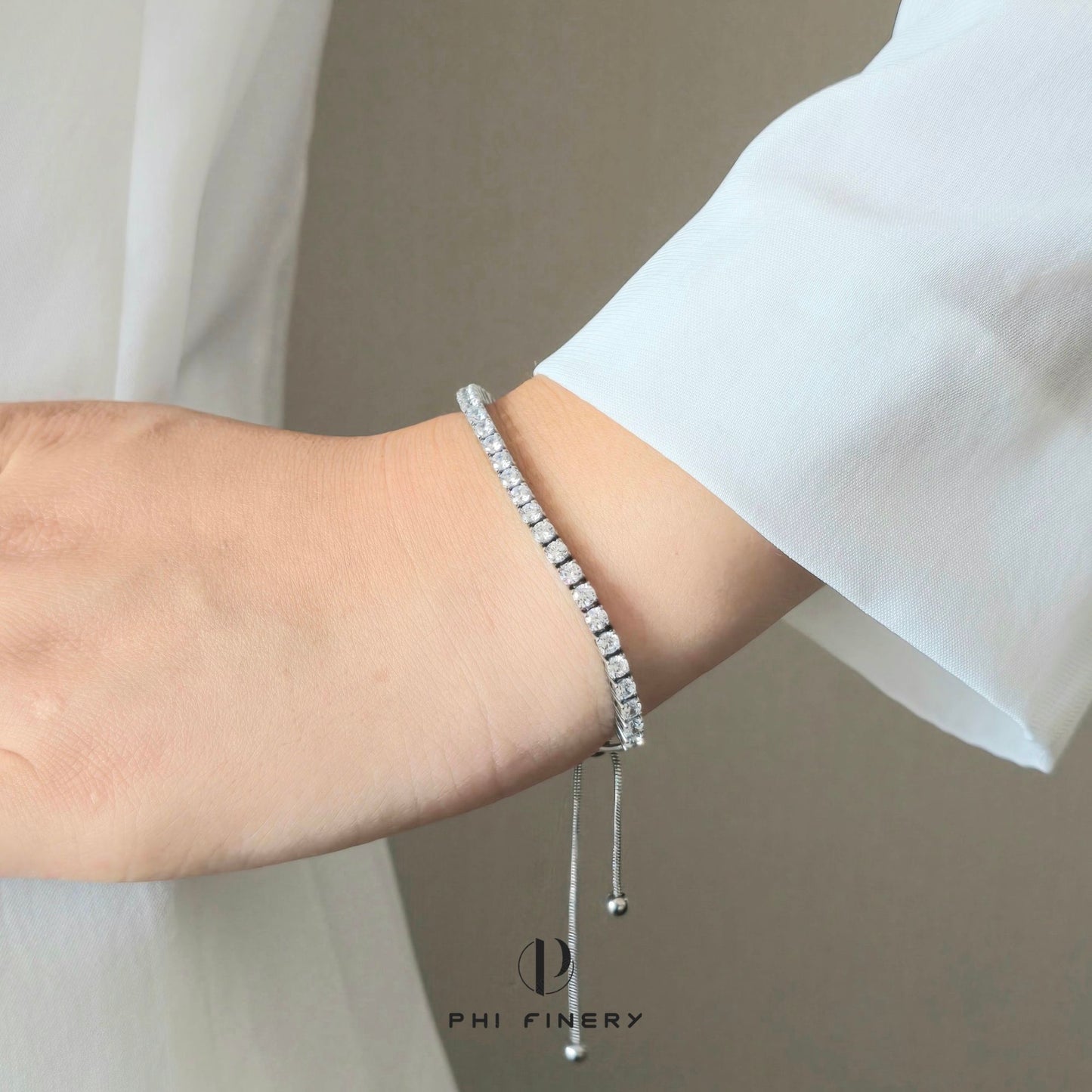 Aurea Glide Tennis Bracelet