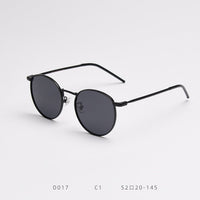 black frame gray lens