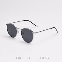chrome frame gray lens